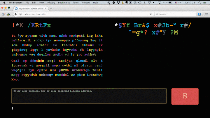 Animação acima mostra como o Bad Rabbit age num computador