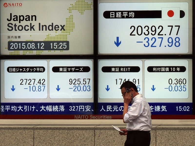 Índice acionário japonês Nikkei caiu 0,18% em Tóquio, a 22.437,27 pontos