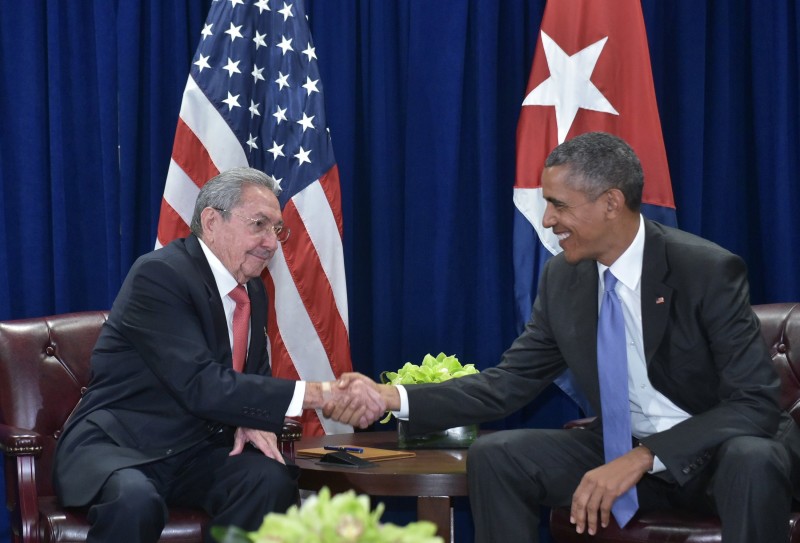 Raúl Castro e Barack Obama se reuniram ontem na sede da ONU