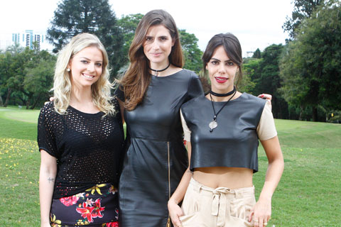 As blogueiras Bruna Zuch, Manuela Bordasch e Catharina Dietrich prestigiaram o lançamento
