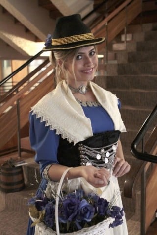 J&uacute;lia Cardones foi uma das princesas do evento