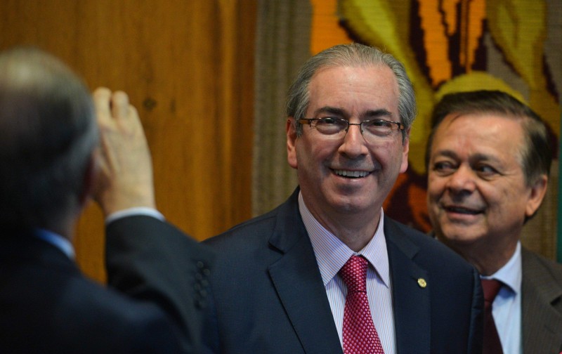 Eduardo Cunha recebeu lideranças para almoço em sua residência