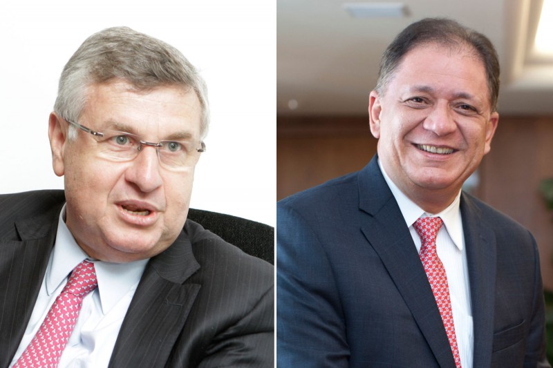 Lucio Flavio Condurú de Oliveira (esq.), Marco Antonio Rossi (dir.) e outros dois tripulantes faleceram no acidente