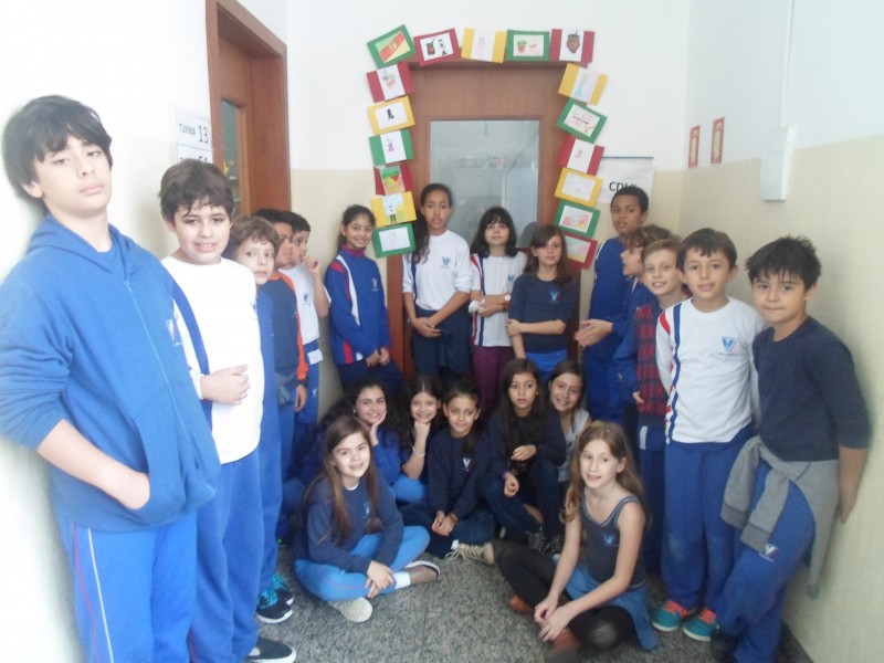Projeto foi desenvolvido entre alunos do 4º e 5º anos Foto: Colégio Santa Cecília/Divulgação/JC
