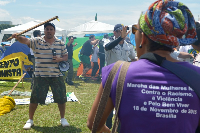  conflito na marcha das mulheres negras em brasilia foto Marcello Casal Jr Agência Brasil  