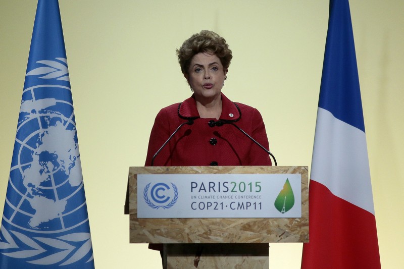 Dilma Rousseff está participando da Conferência do Clima em Paris