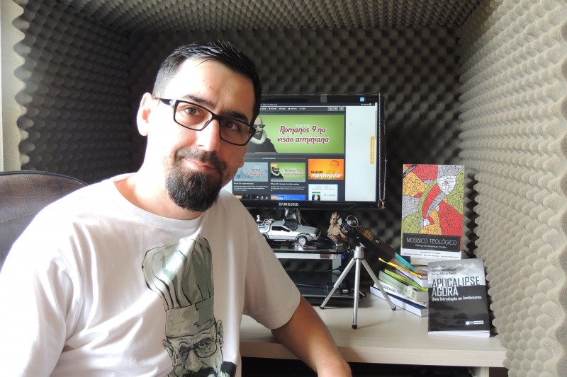  Rodrigo de Aquino, o Bibo, do podcast BTCast, de Joinville. Foto: ARQUIVO PESSOAL/DIVULGA&Ccedil;&Atilde;O/JC