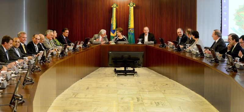 Presidente Dilma Rousseff reuniu o Conselho Político para tratar do processo de impeachment
