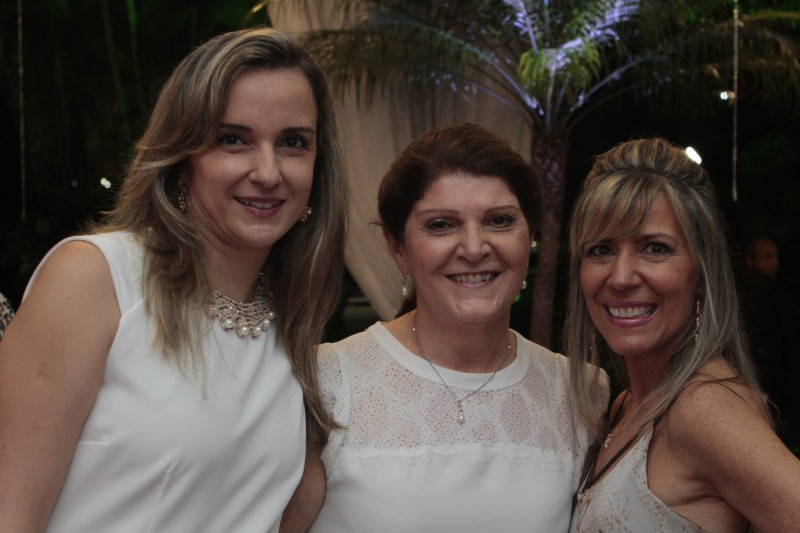 Andrea Zilles, Odila Schwarz e Silvana Correia na Sogipa 