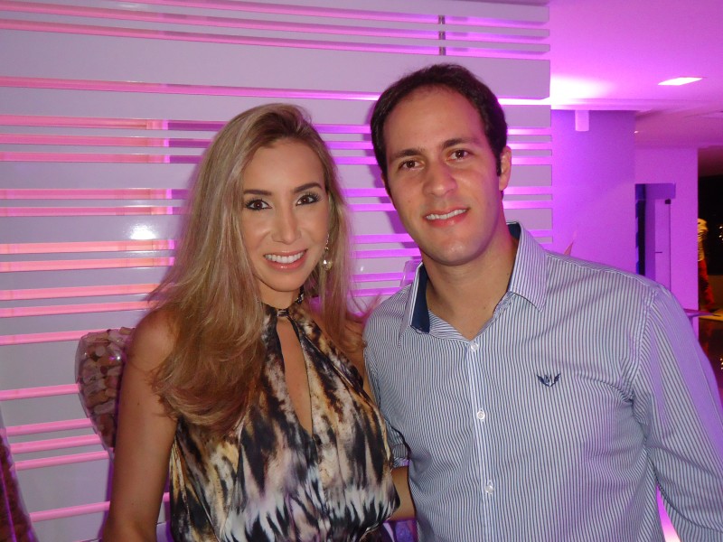 Christina Gadret Jardim e Marcos Jardim participaram da festa