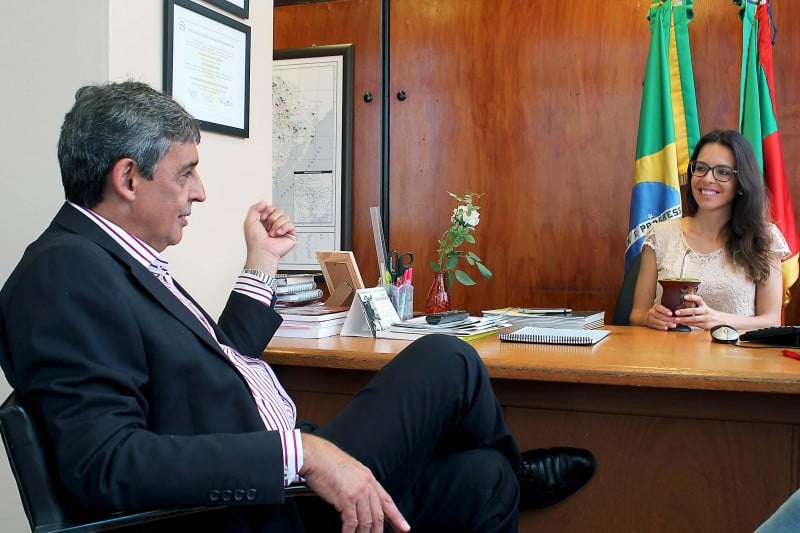 Vice-prefeito Sebastião Melo visitou a deputada Any Ortiz, do PPS