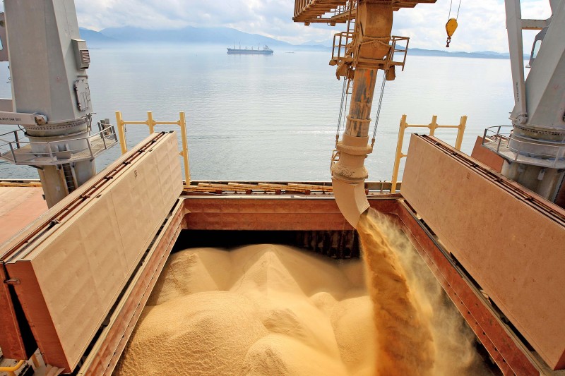 Volume de soja embarcada subiu 19% ante 2014, alcançando 54,32 milhões de toneladas