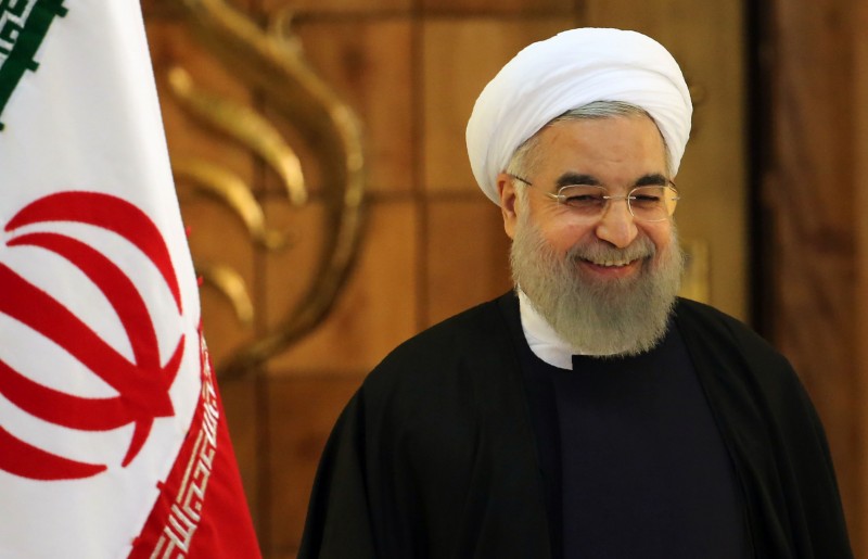  INT - Presidente do Irã, Hassan Rohani, afirmou que a implementação do acordo nuclear representa a virada de uma página   Iranian President Hassan Rouhani speaks during a press conference on January 17, 2016 in the capital Tehran after international sanctions on Iran were lifted.   Rouhani said that sceptics who said a nuclear deal with world powers would not bring benefits to Iran were all proven wrong.     / AFP / ATTA KENARE  