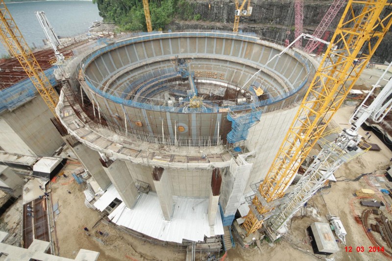 CONSTRUÇÃO DA USINA NUCLEAR  ANGRA 3   FOTO ELETRONUCLEAR  