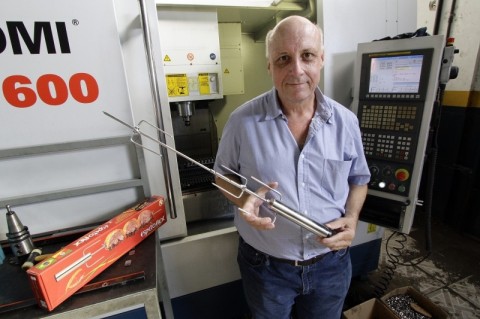 Luciano Kaefer, fundador da Espetoflex: faturamento chegou a R$ 4 mi em 2015