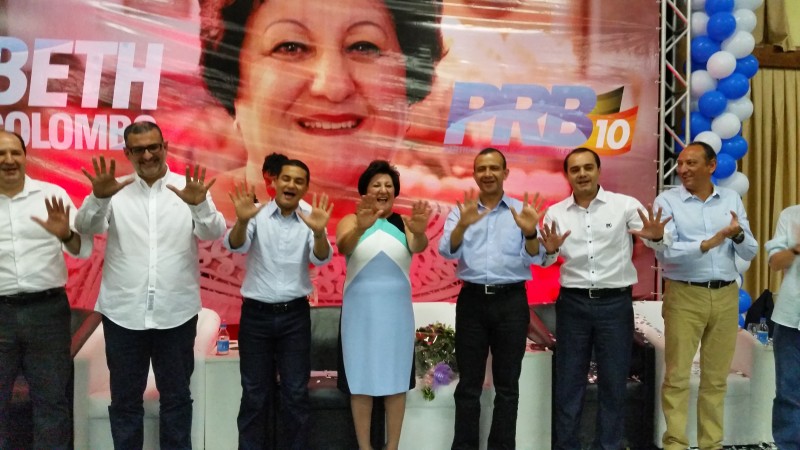  Ato de filiação ao PRB da vice-prefeita de Canoas Beth Colombo foto Fernando Gluszczak  