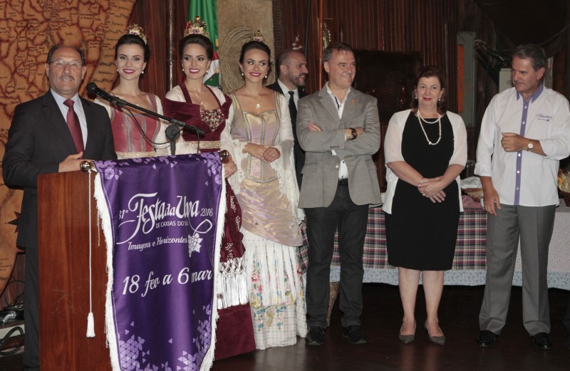  Governo do Estado realiza no Palácio Piratini evento de lançamento da Festa Nacional da Uva 2016 em Caxias do Sul.  