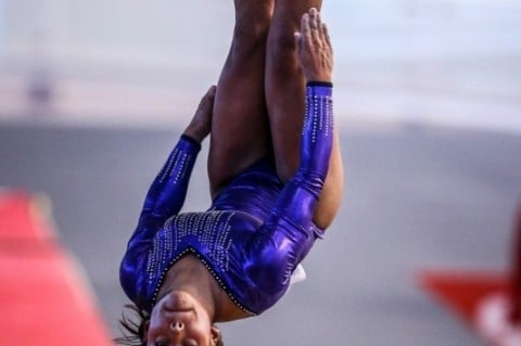  ESP - Lorrane dos Santos, ginasta brasileira ? Foto de Gaspar Nóbrega-Inovafoto-COB  