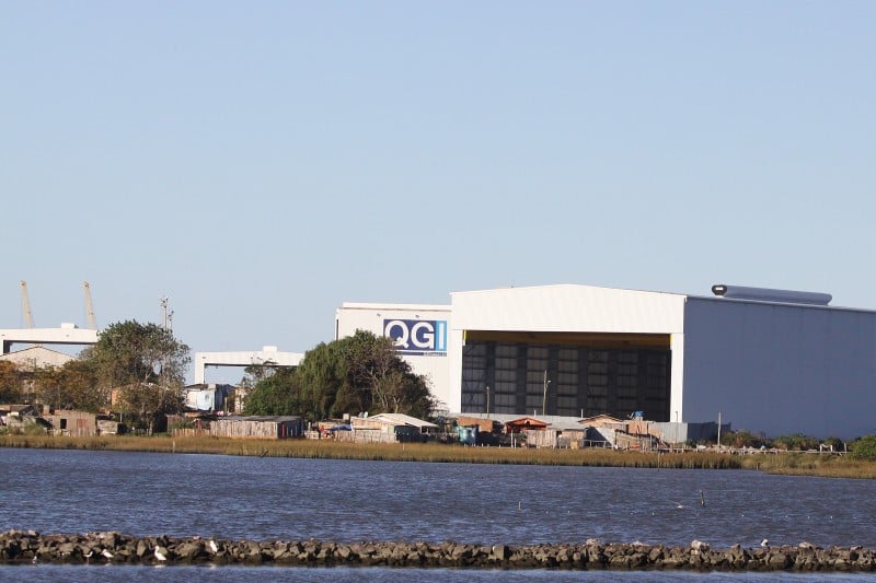  POLO NAVAL DE RIO GRANDE    NA FOTO: ESTALEIRO QGI BRASIL  