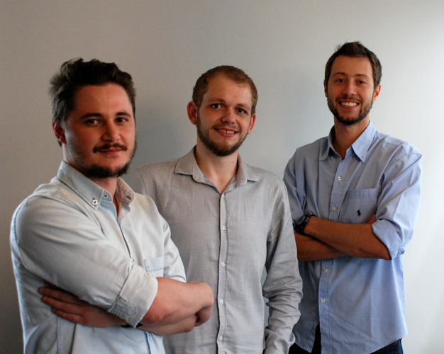 Bruno Tusset, Kenner Grings e Anderson Onzi formam o time da Devorando