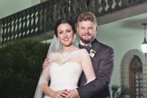 Casamento na serra 
foto 1
Roberta Castellan e César Augusto Curra casaram-se em Flores da Cunha 
