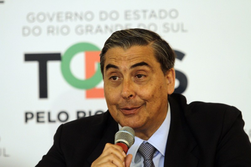  Palacio Piratini-Coletiva do governador para falar da dívida do Estado com a União.    na foto: André Feltes, secretário estadual da Fazenda  