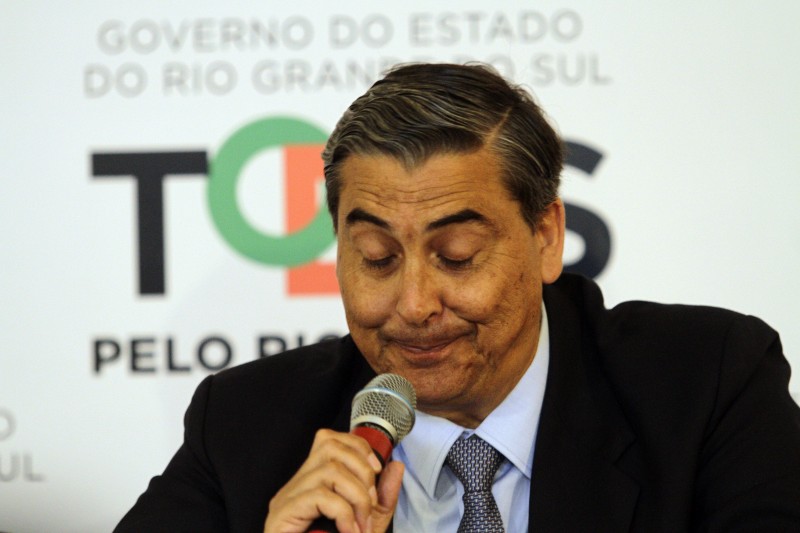  Palacio Piratini-Coletiva do governador para falar da dívida do Estado com a União.    na foto: André Feltes, secretário estadual da Fazenda  