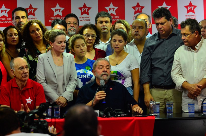 Lula concedeu coletiva esta tarde em São Paulo