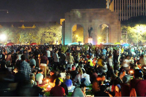 Desde 2012, Serenata Iluminada incentiva a ocupação dos espaços públicos de Porto Alegre