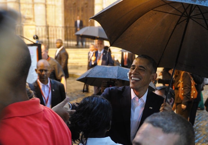 Barack Obama conversou com turistas e com cubanos durante passeio em Havana