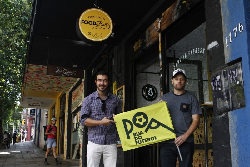  Gutierres (E) e Quines: abertura da Foodball quer mobilizar "Rua do Futebol" na Fernando Machado