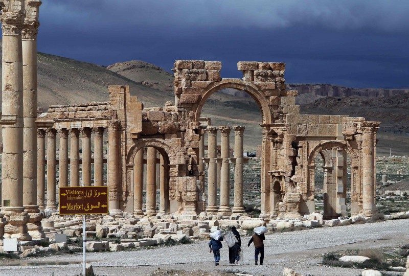 Na semana passada, tropas sírias reconquistaram a cidade histórica de Palmira