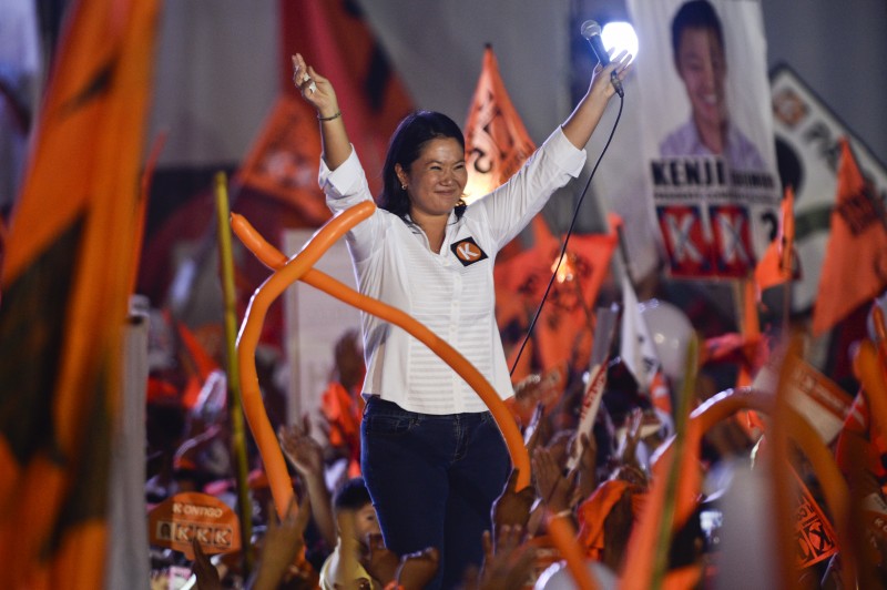 Keiko Fujimori tem entre 32% e 36% das intenções de voto