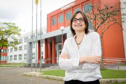 Aleteia Selonk � coordenadora do Centro Tecnol�gico Audiovisual do Rio Grande do Sul (Tecna)