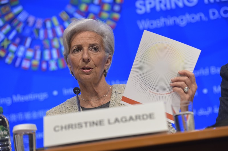 Há ventos muito, muito frios soprando no País, disse Lagarde, fazendo alusão ao clima e a projeção de queda de 3,8% do PIB