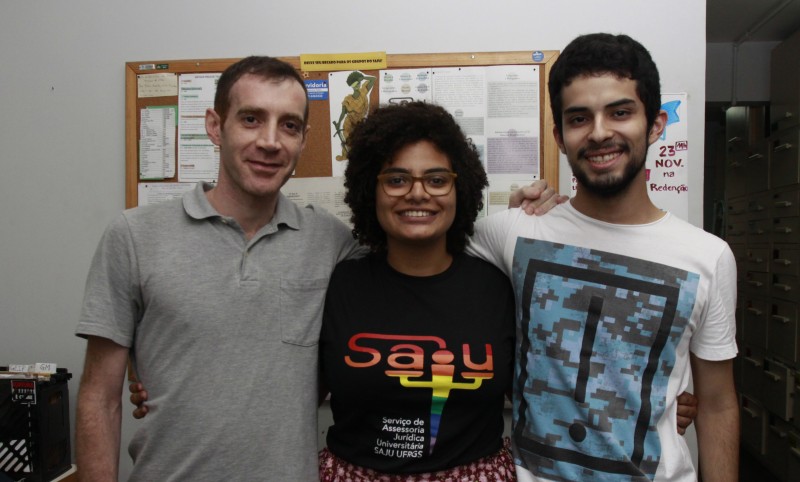 Pavelecini, Jéssica e Sampaio coordenam núcleo discente na Ufrgs