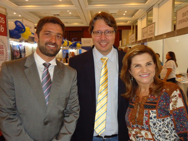 Antonio Cesa Longo e Margot Dreher, ele o presidente da Agas