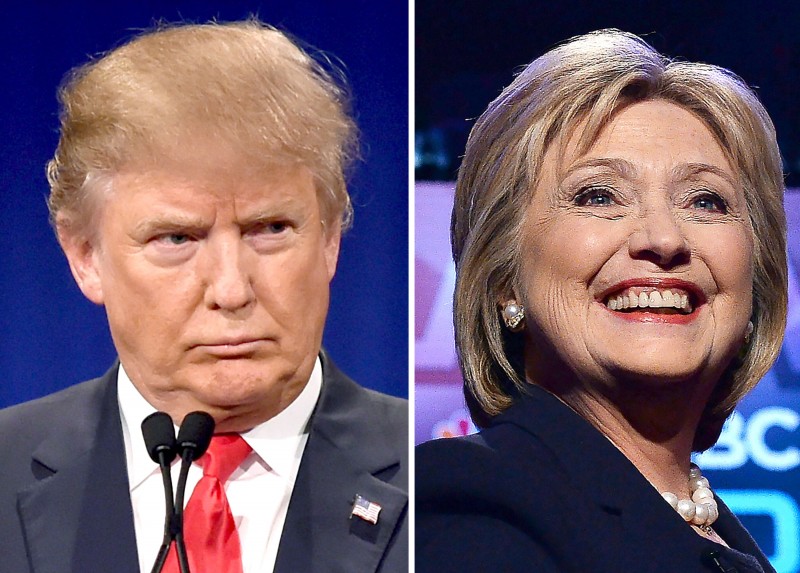Trump venceu a primária republicana e, do lado democrata, Hillary venceu seu rival durante as prévias