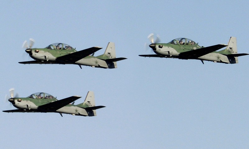 A-29 Super Tucano é o único avião de apoio aéreo tático do mundo a obter um certificado de tipo militar da USAF