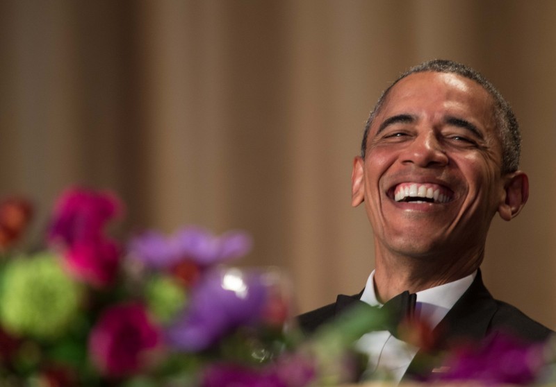 Presidente usou do bom humor no tradicional evento da Casa Branca