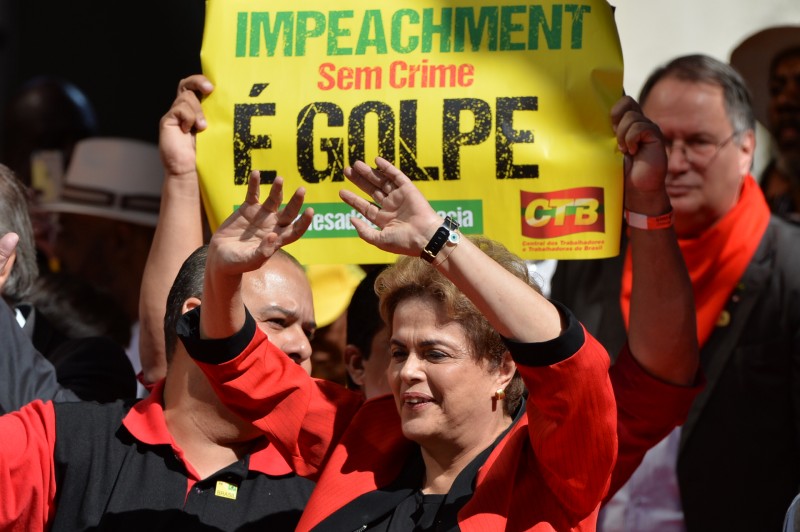 Dilma Rousseff participou de ato organizado no Dia do Trabalho
