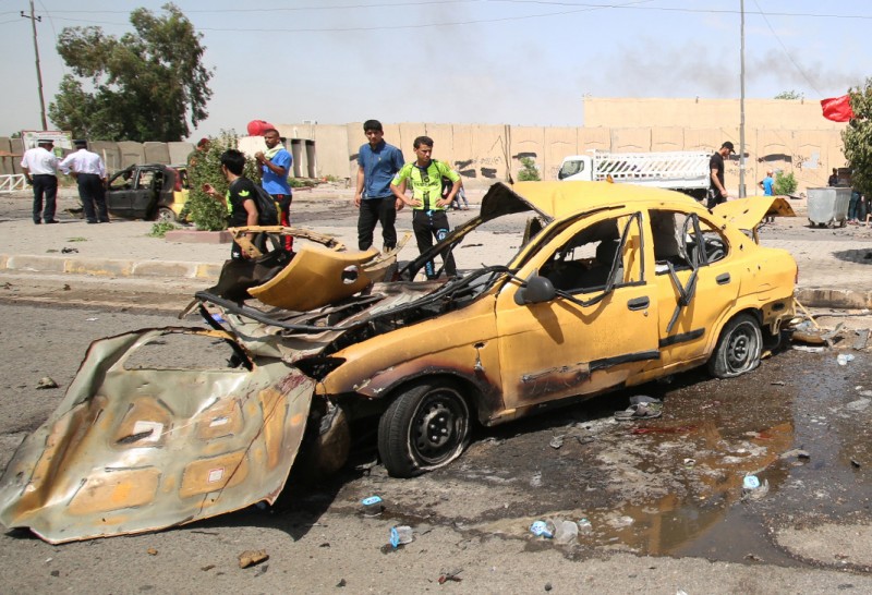 Carro-bomba carregado de explosivos foi detonado ontem em Bagdá