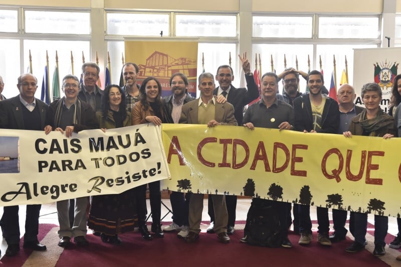 Frente Parlamentar e Social por um Cais Mauá de Todos foi lançada nesta quinta