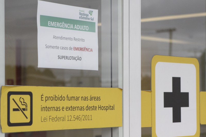 Hospital da Restinga restringiu atendimento devido à superlotação