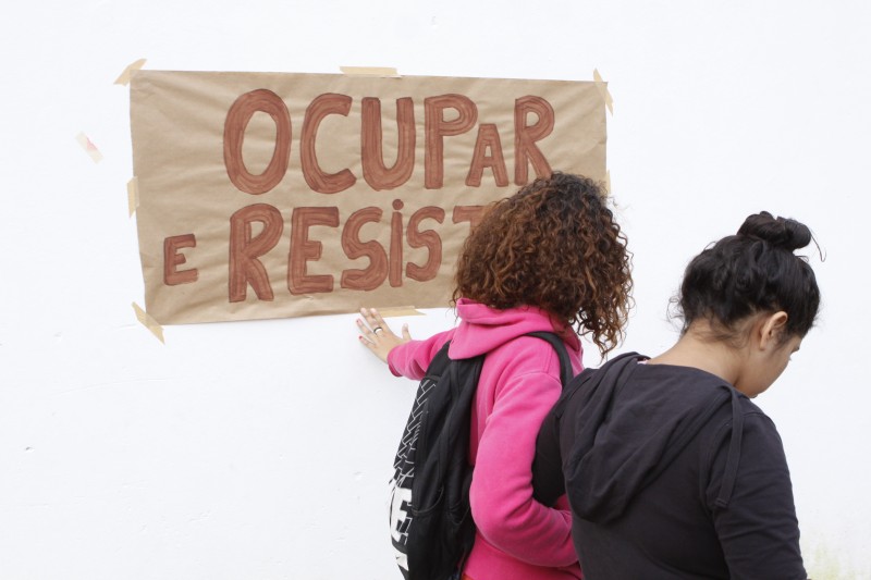 Estudantes decidiram manter a ocupação por tempo indeterminado