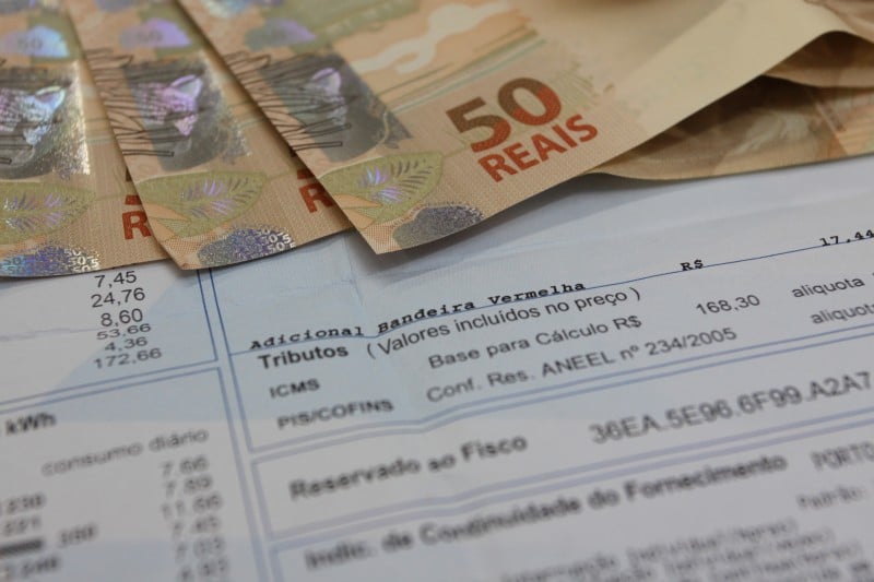  CONTA DE LUZ, TARIFA, BANDEIRA TARIFARIA, ENERGIA EL&Eacute;TRICA, DOCUMENTO FISCAL, CEEE  