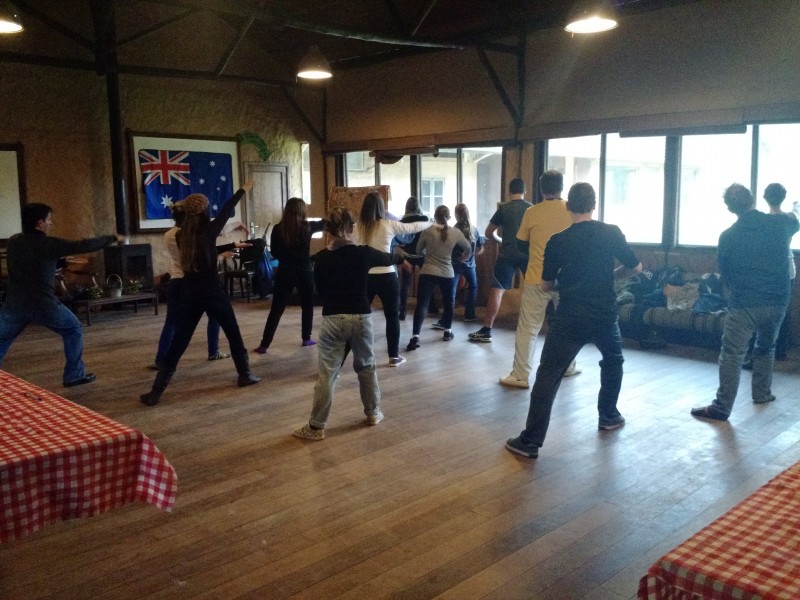 Aula de Tai Chi Chuan na manh&atilde; de s&aacute;bado no The Fools Foto: Mauro Belo Schneider/Especial/JC