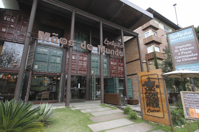 A operação gastronômica funciona dentro do galpão Mãos do Mundo, em Canela Foto: JONATHAN HECKLER/JC