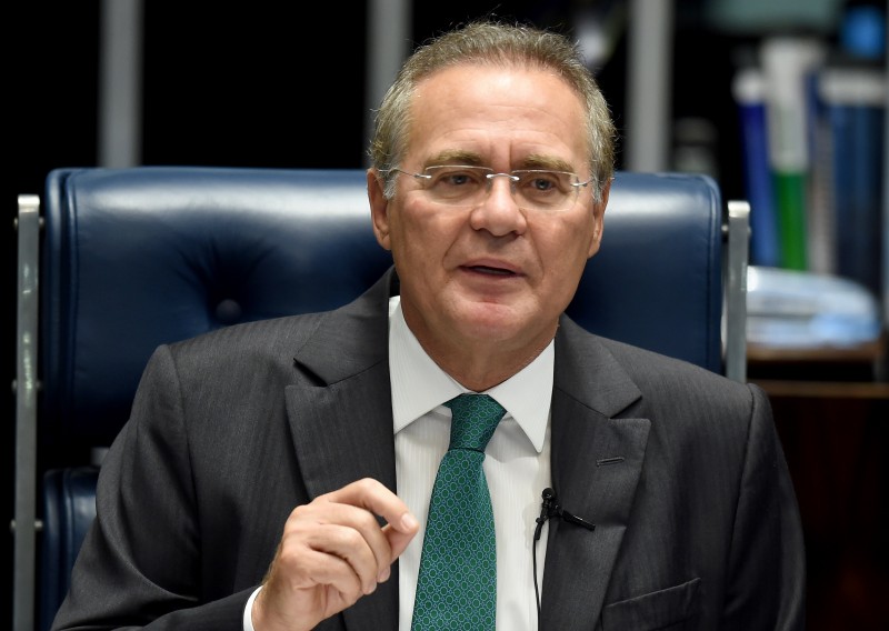 Renan Calheiros divulgou nota pela presidência do Senado