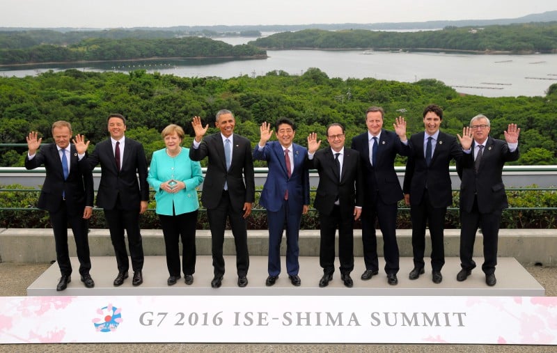 Líderes das nações mais industrializadas do globo estão reunidos para debates econômicos e políticos na cidade japonesa de Ise Shima
